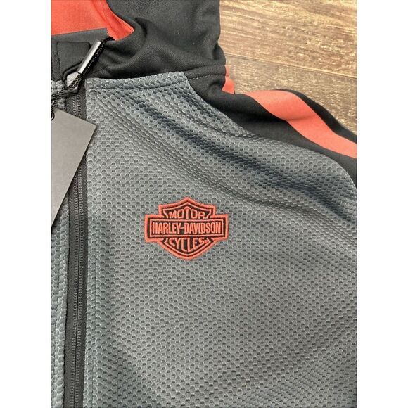 Harley-Davidson Men's Performance Wicking Colorblocked Hoodie Size Small nWT - Picture 2 of 10